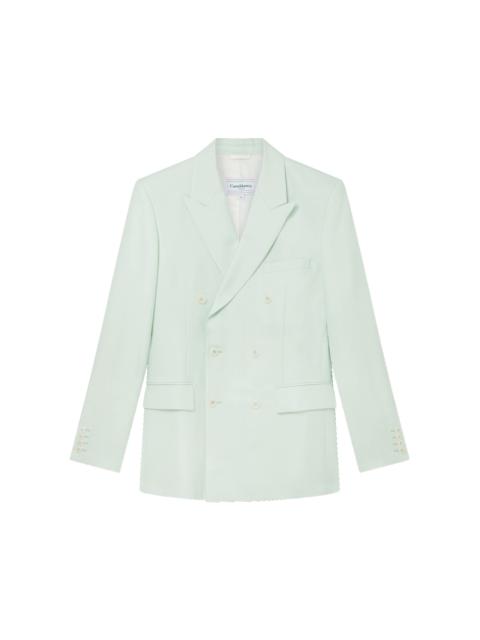 CASABLANCA Mint Memphis Pinstripe Double Breasted Blazer