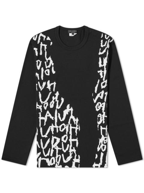 Comme des Garçons Homme Plus Comme des Garçons Homme Plus Printed Long Sleeve T-Shirt