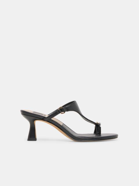 dolce vita DERREL HEELS BLACK LEATHER
