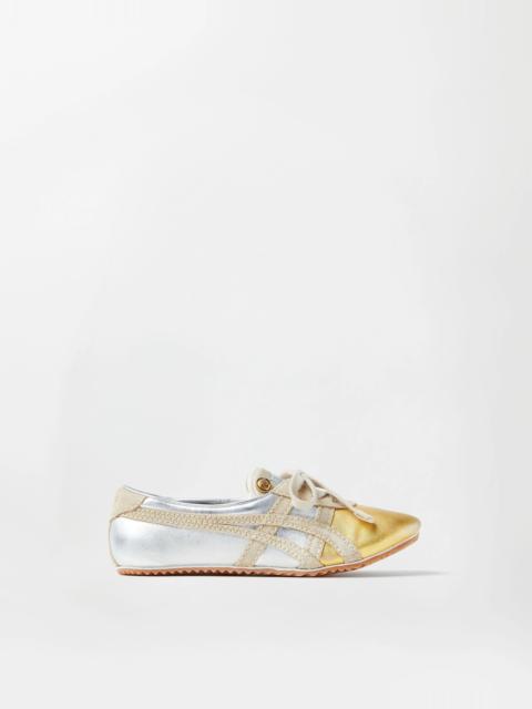 VERSACE TAI-CHI Sakura Metallic Sneakers