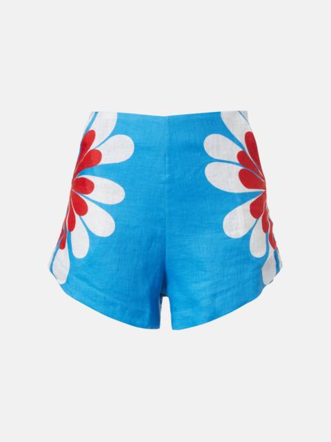 CALA de la CRUZ Bahamas linen shorts