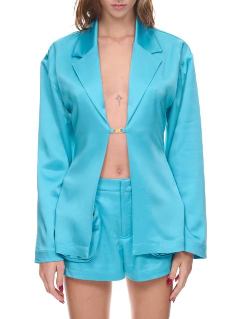 Blumarine Hook Satin Blazer