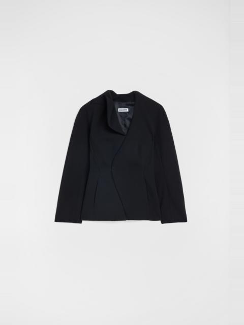 Jil Sander Wool Sablé Structured Jacket