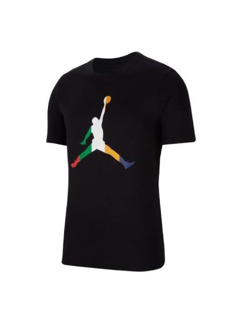 Air Jordan Sport Dna Jumpman Round Neck Short Sleeve Black CU1975-010