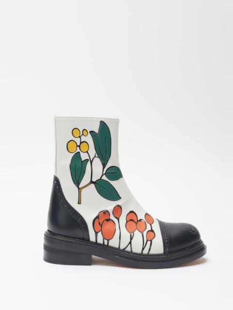 Loewe Intarsia boot in calfskin