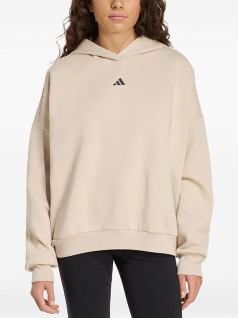 adidas logo-print hoodie