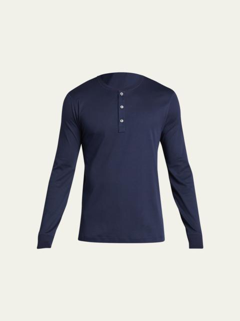 Men's Long-Sleeve Henley Shirt