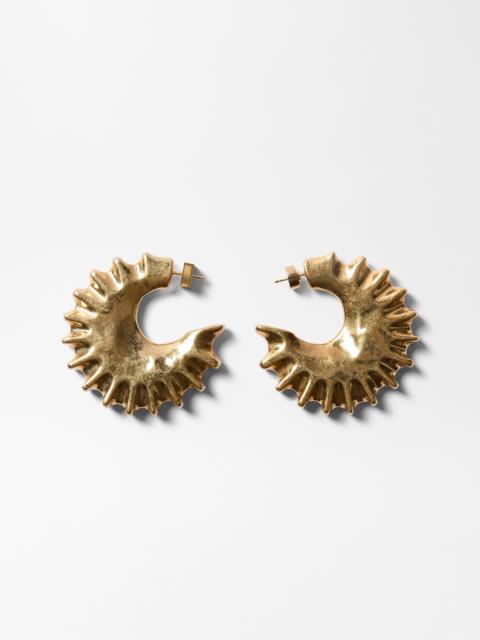 JACQUEMUS The Hippocampe hoop earrings