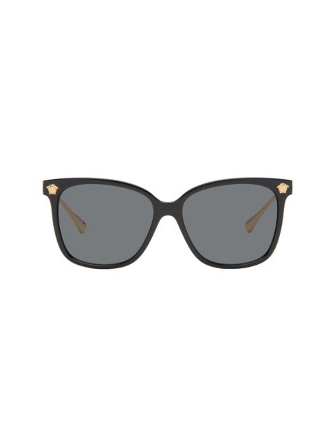 VERSACE Black Medusa Wide Sunglasses
