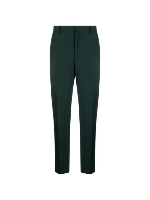 Downtown pressed-crease straight-leg trousers