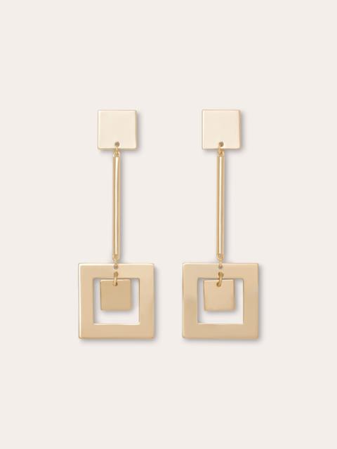 RAMY BROOK Halla Geometric Square Earrings