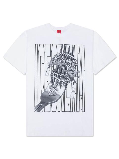 ICECREAM PASTA S/S TEE - WHITE