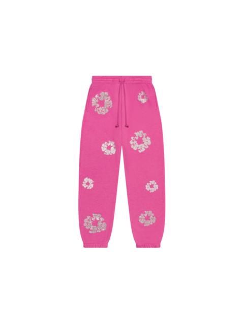 DENIM TEARS Denim Tears Cashmere Swarovski Cotton Wreath Sweatpants Pink