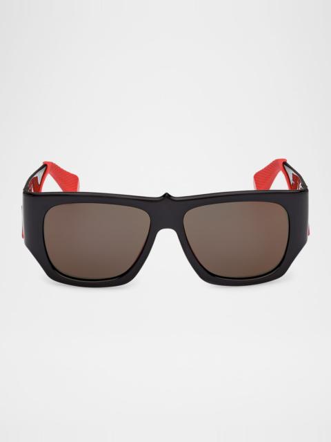 Christian Louboutin Men's LB0016M Acetate Square Sunglasses
