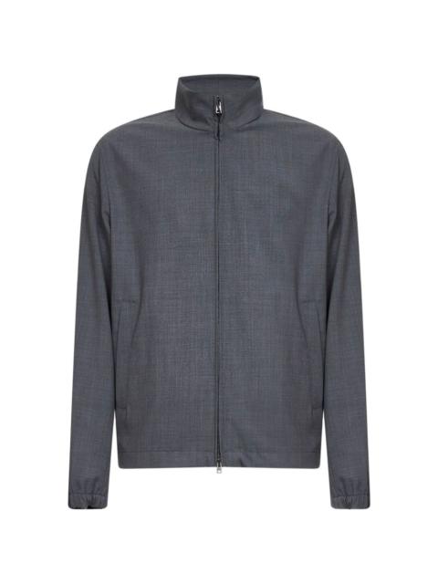 Herno zip-up stand-collar jacket