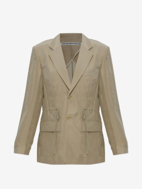 Alexander Wang ruched waist blazer