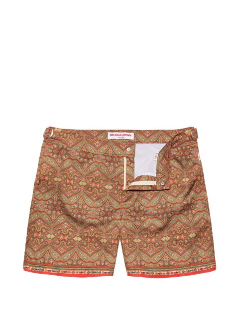 ORLEBAR BROWN Bulldog paisley beachwear