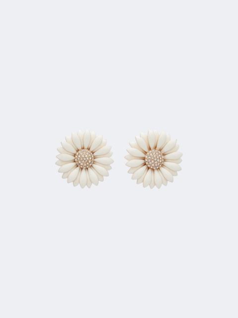 CAROLINA HERRERA Floral embellished earrings