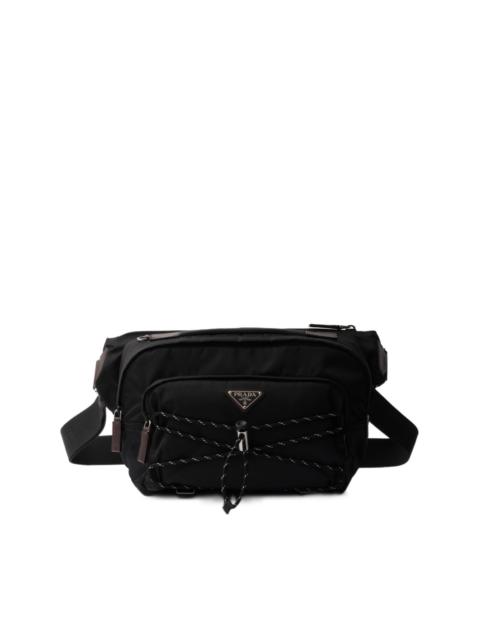 Prada adjustable nylon tape shoulder bag