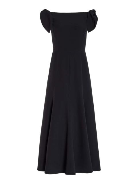 GABRIELA HEARST Eda Dress in Black Silk