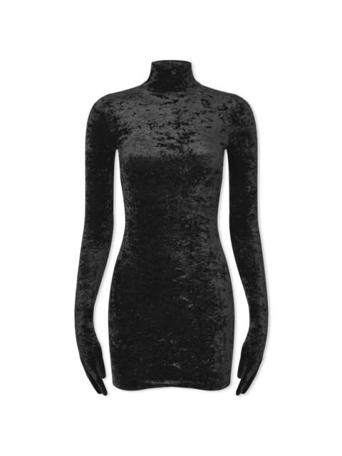 VETEMENTS VETEMENTS Velvet Styling Glove Dress