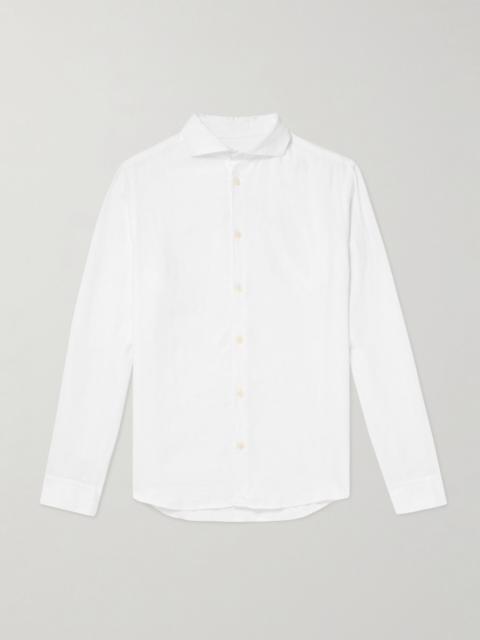 NN07 Andrew 5708 Linen Shirt White