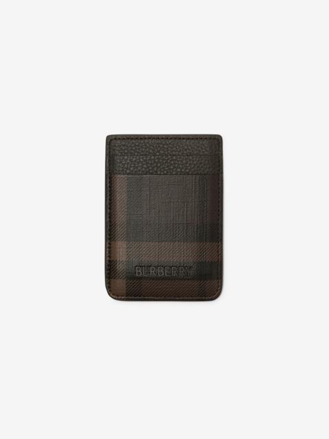 Burberry City Check Magnetic Card Case