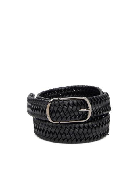 SLOWEAR braided leather belt
