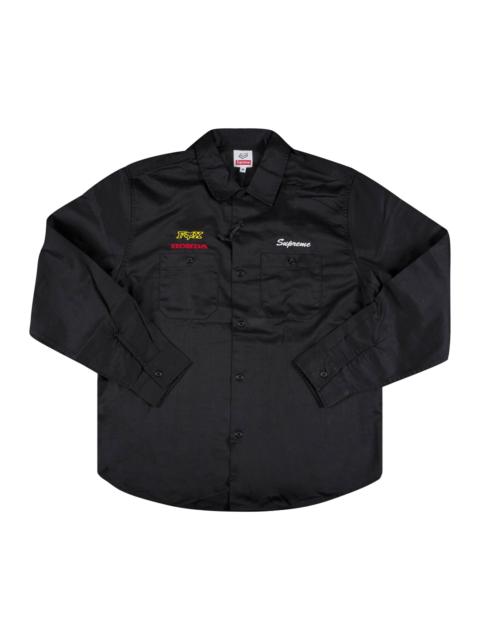 Supreme Supreme x Honda Fox Racing Work Shirt 'Black'