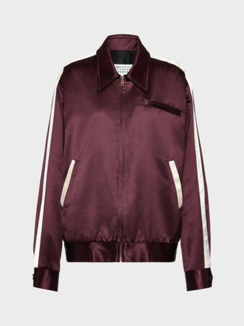 Maison Margiela Satin Bomber Jacket