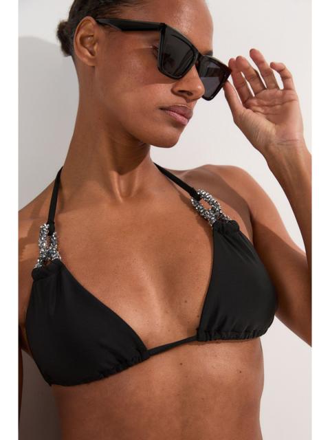 KAREN MILLEN Hardware Detail Triangle Bikini Top