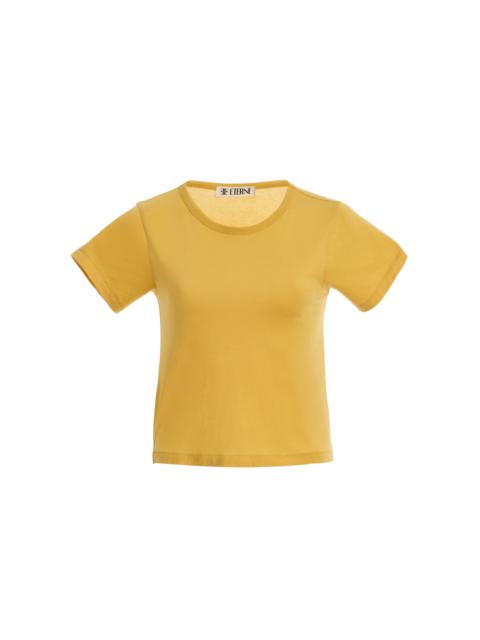 ÉTERNE Baby Modal-Cotton T-Shirt yellow