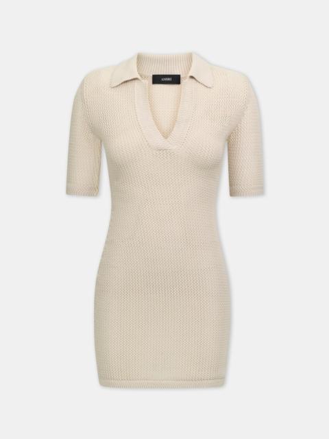 AMIRI WOMEN'S AMIRI CROCHET MINI DRESS