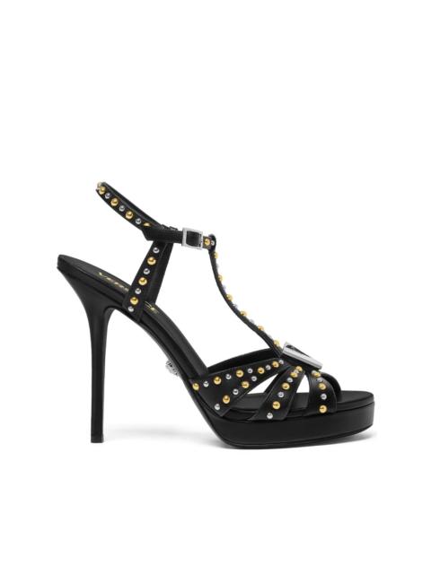 VERSACE 120mm leather sandals