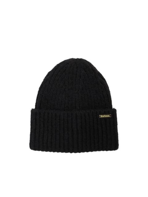 Barbour Meryl ribbed beanie hat