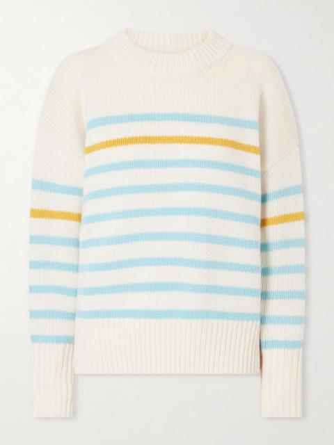 LA LIGNE Marin striped wool and cashmere-blend sweater Multi