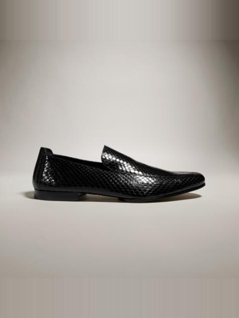 GUCCI Men's Giacomo python loafer