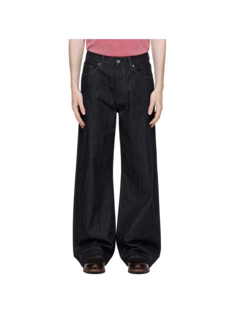 SUNFLOWER Indigo Relaxed Boot Selvedge Jeans