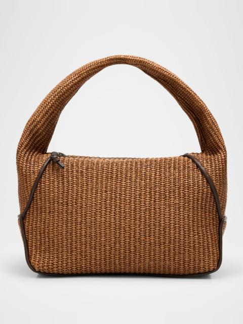 Brunello Cucinelli Essense Raffia Hobo Bag