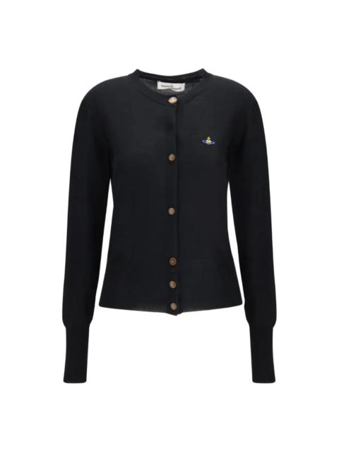 Vivienne Westwood BEA CROPPED CARDI - BLACK