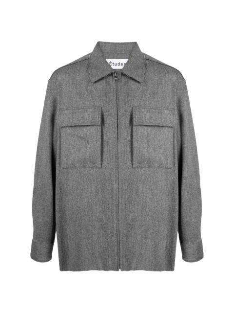 Étude Communaute flannel shirt jacket