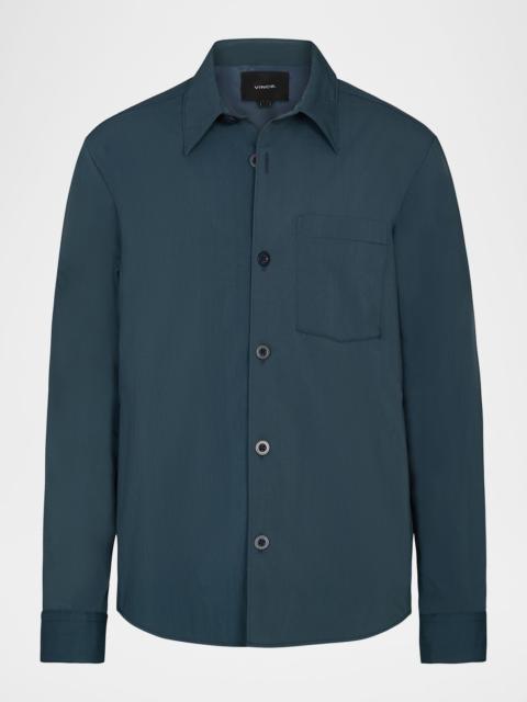 Vince Men's Insulated Technical Cotton Shirt Jacket