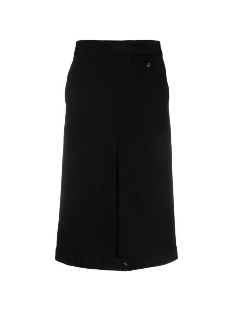 Mirror-Image midi skirt