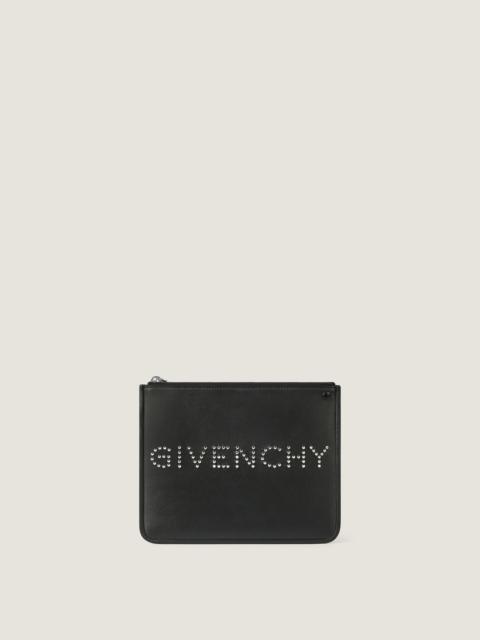 Givenchy GIVENCHY CARGO POUCH IN LEATHER WITH STUDS