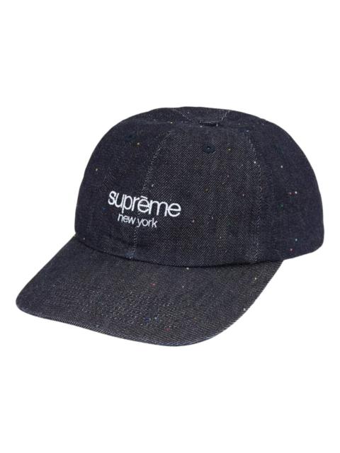 Supreme Supreme SS26 Sequin Denim Classic Logo 6-Panel 'Indigo' SUP-SS26-1065-NVY