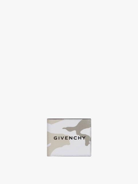 Givenchy GIVENCHY WALLET IN 4G CAMO LEATHER