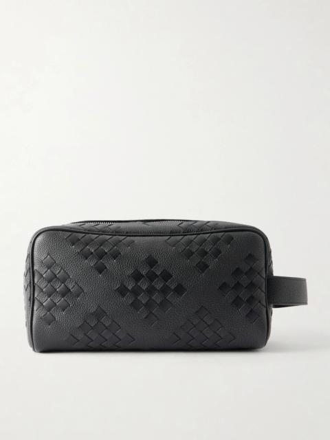 Bottega Veneta Diamonds Dover Intrecciato Leather Pouch