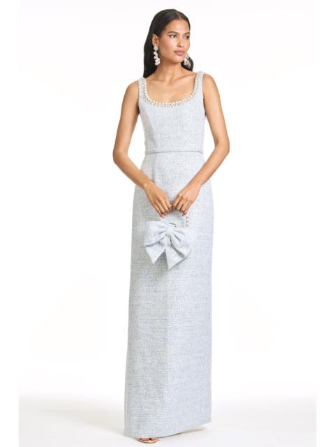 SACHIN & BABI EMBELLISHED LANA GOWN - ICE BLUE