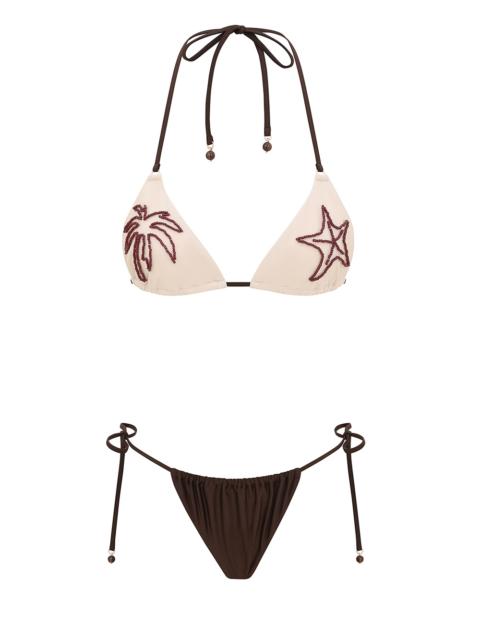 Zimmermann MAHON BEADED DETAIL BIKINI