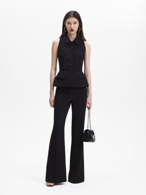 self-portrait 검정 tailored jumpsuit